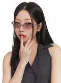 Oval Frame Sunglasses CA518
