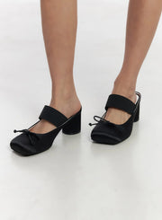 Black Strap Sandals CM525