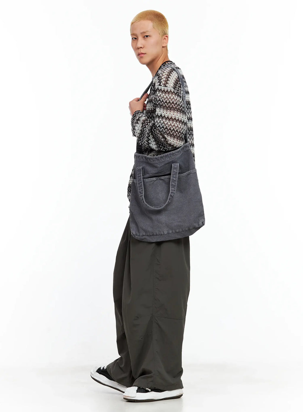Men's Two-Way Vintage Cotton Bag IL511