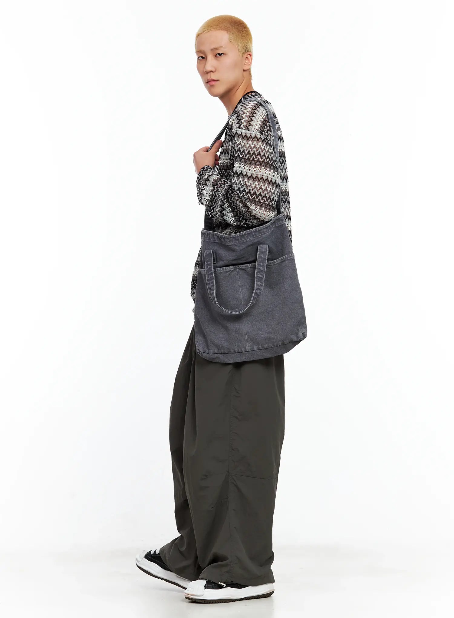 Men's Two-Way Vintage Cotton Bag IL511