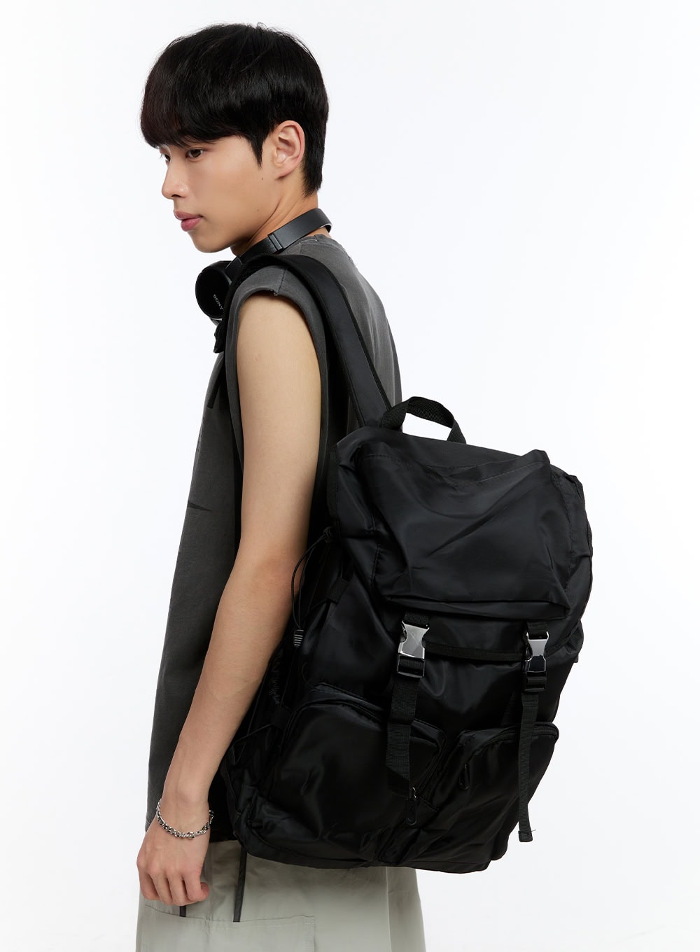Men's Buckle Backpack IY530