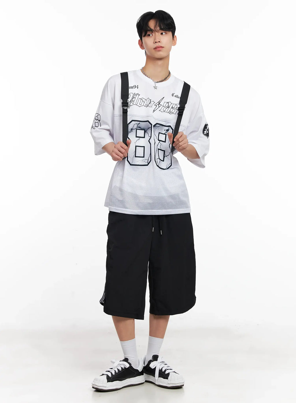 Men's Mesh Drawstring Backpack IL501