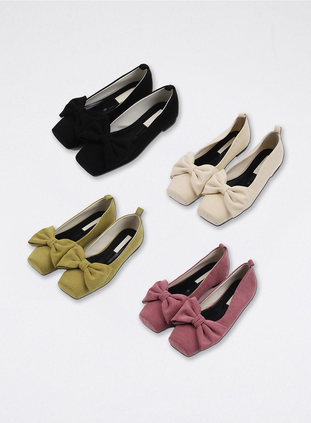 Large Bow Ballerinas OJ405
