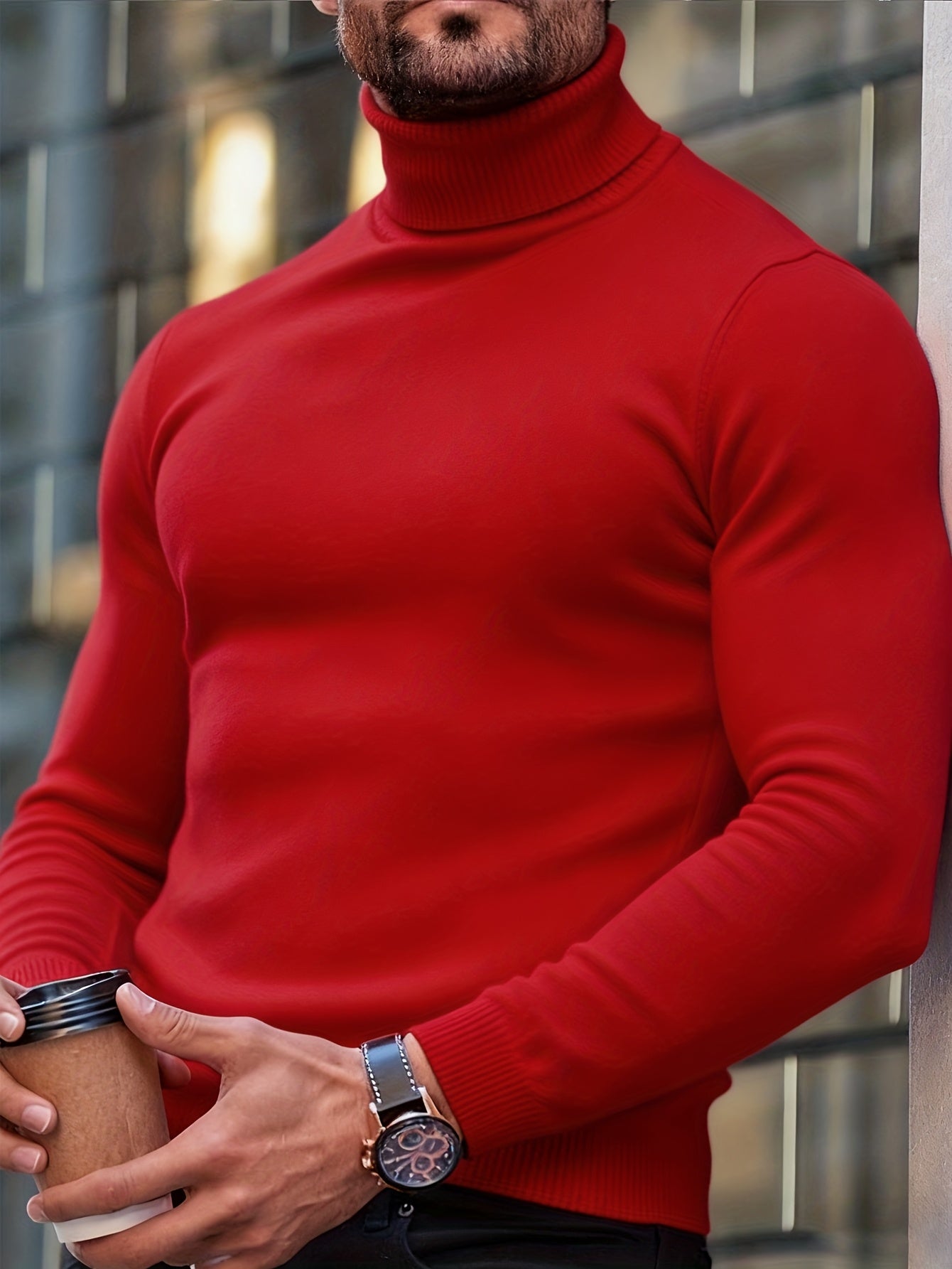 Koef | Turtleneck Pullover with Urban Winter Look