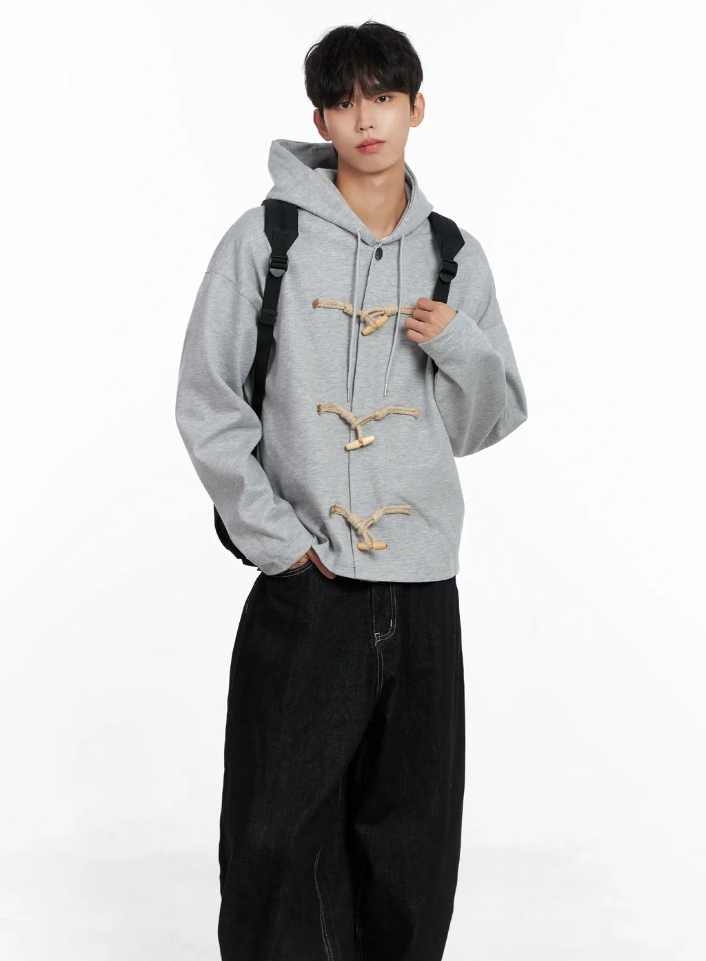 Casual Two-Pocket Backpack IS519