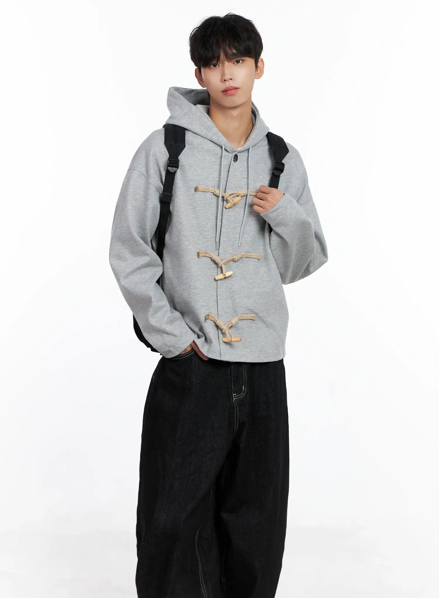Casual Two-Pocket Backpack IS519