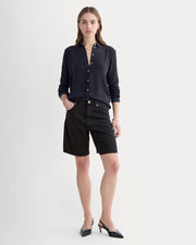 OG Baggy Jean Short Pants | Black Prane