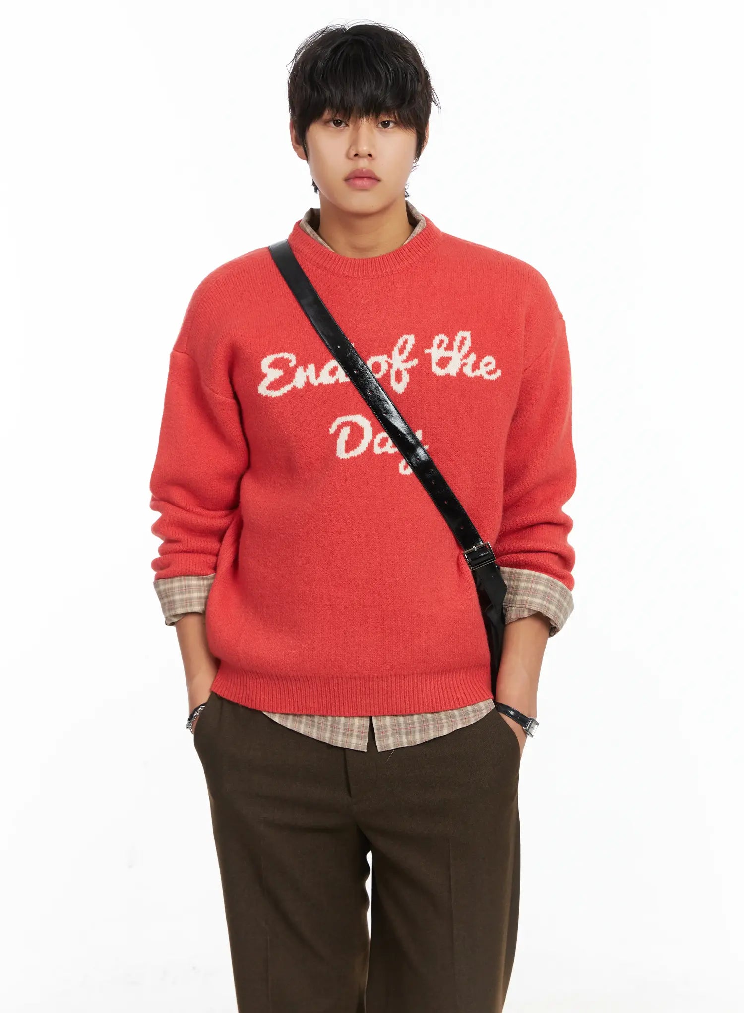 Men's Casual Shoulder Bag IJ512