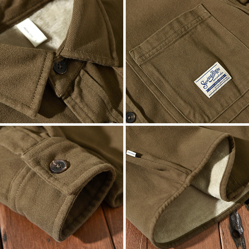 Sameer – Fleece Lined Shirt Jacket