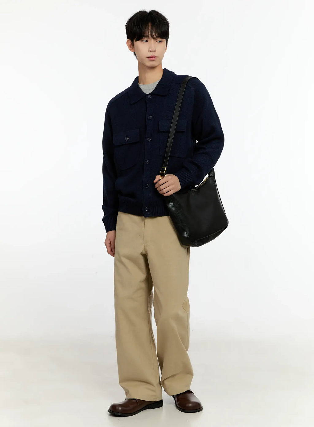Stitch Detail Shoulder Bag IN503