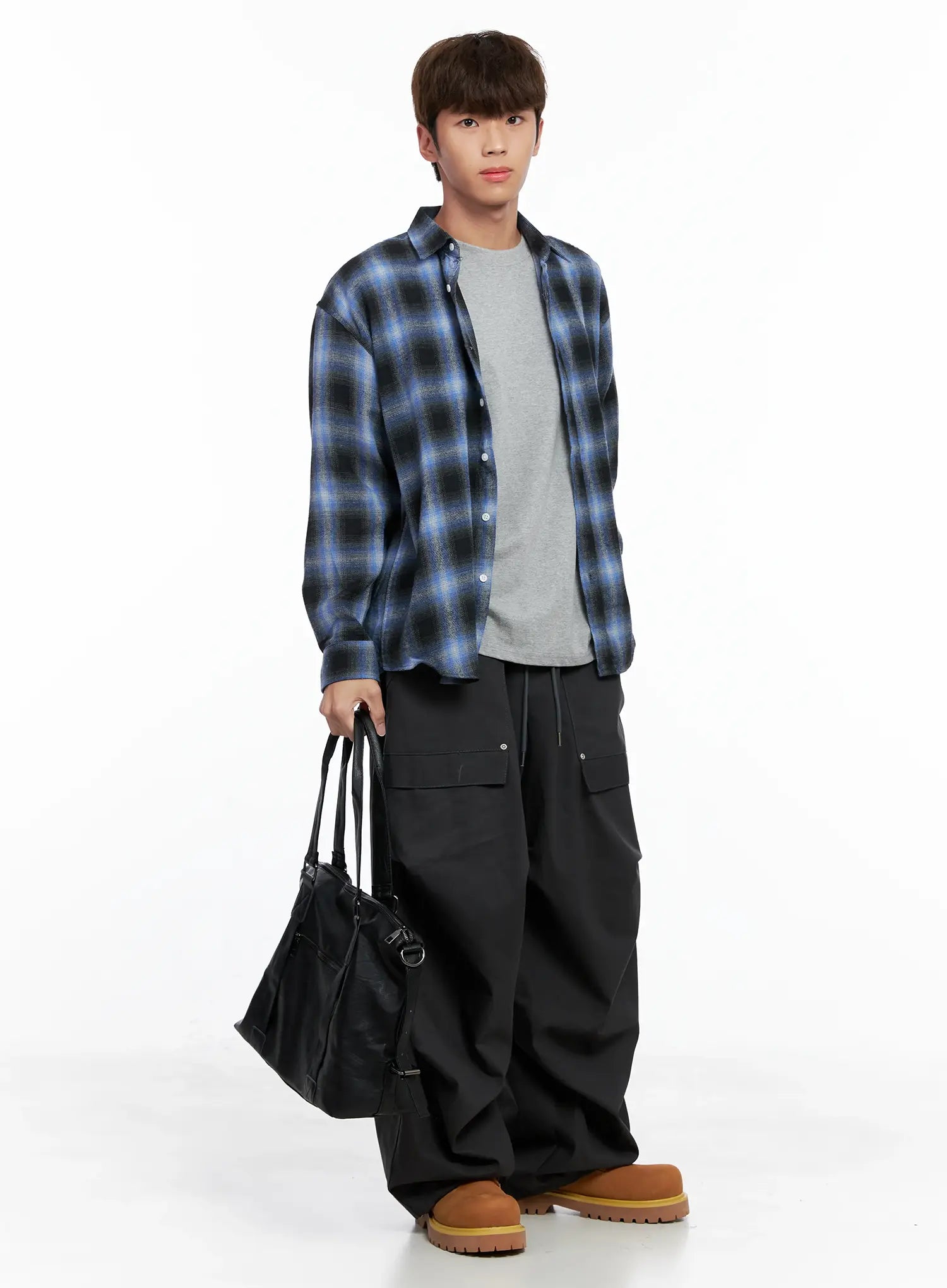 Faux Leather Tote Bag IO506