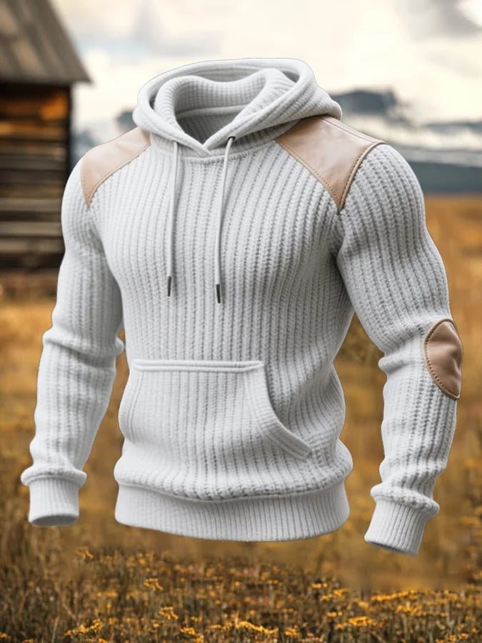 Rico | Vintage Suede Knit Hoodie