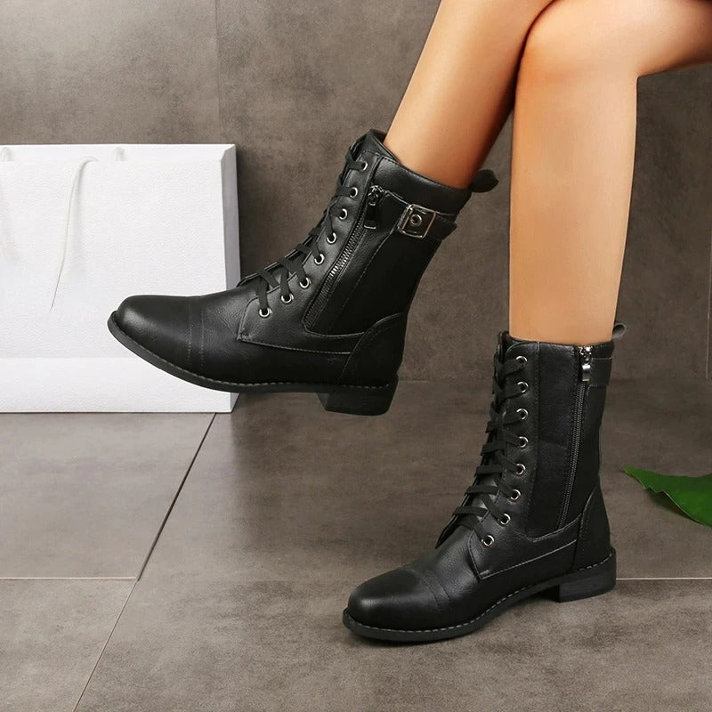 Eugenie | Orthopedic Leather Ankle Boots