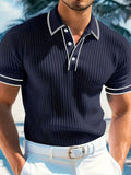 Orestis - Elegant Short Sleeve Polo Shirt