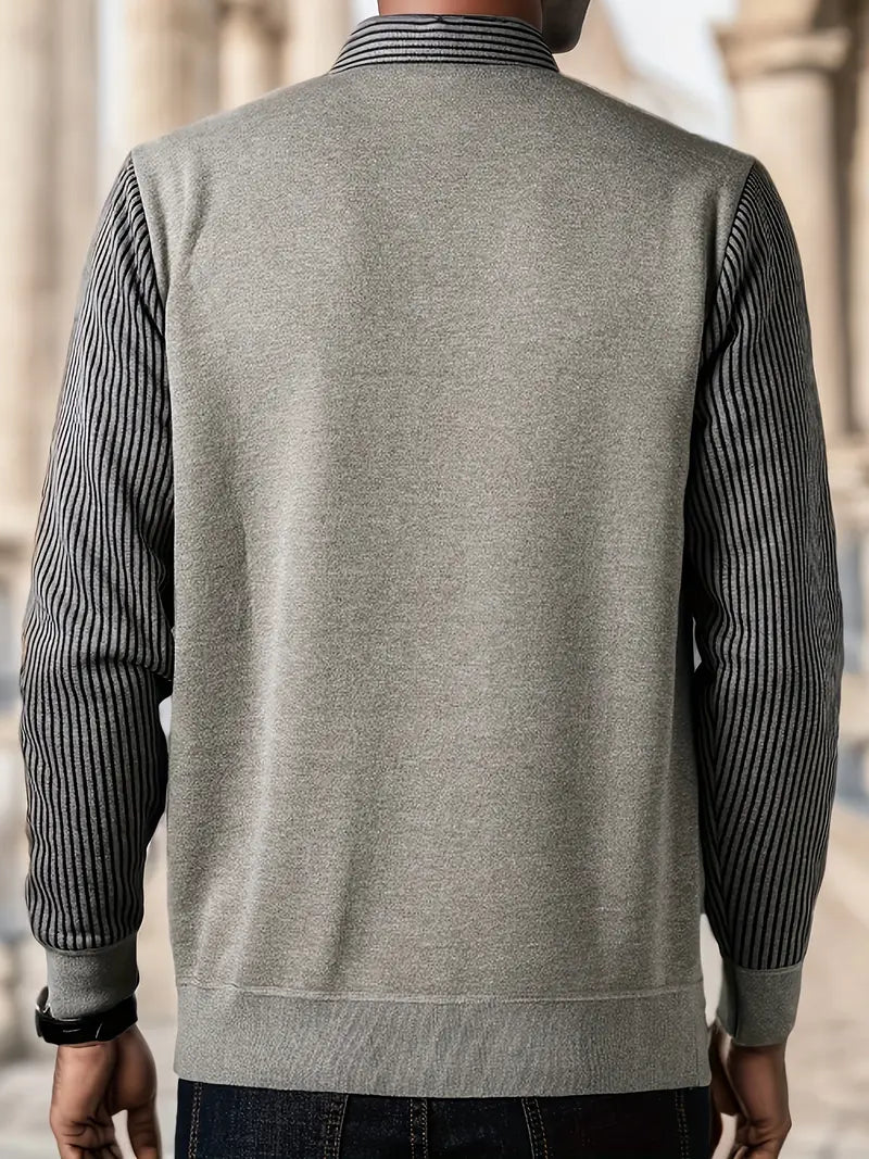 Leroy - Casual Sweater with Long Sleeves in Knit