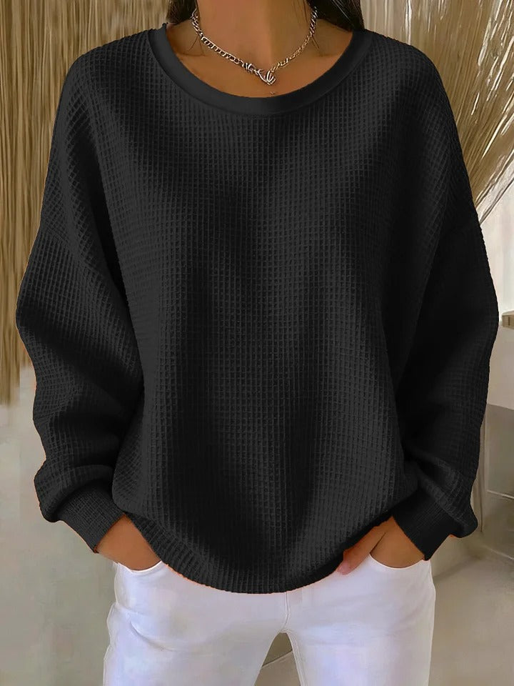 Elora | Textured Sweatshirt
