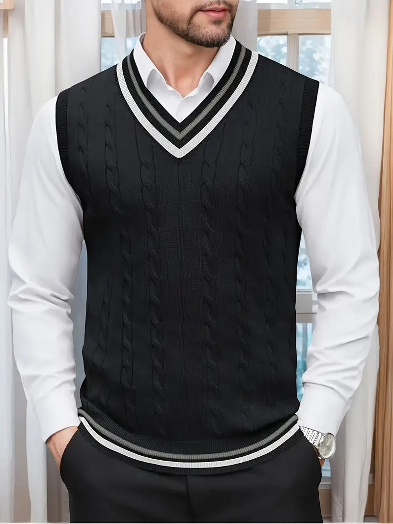 Duane | Sleeveless Knit Sweater