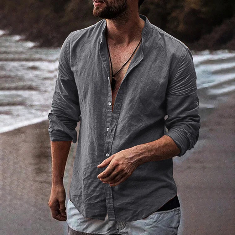 Remo | Relaxed Long Sleeve Shirt Made of Linen