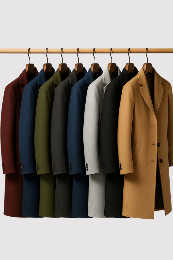 Karlo | Single-Breasted Solid Color Jacket