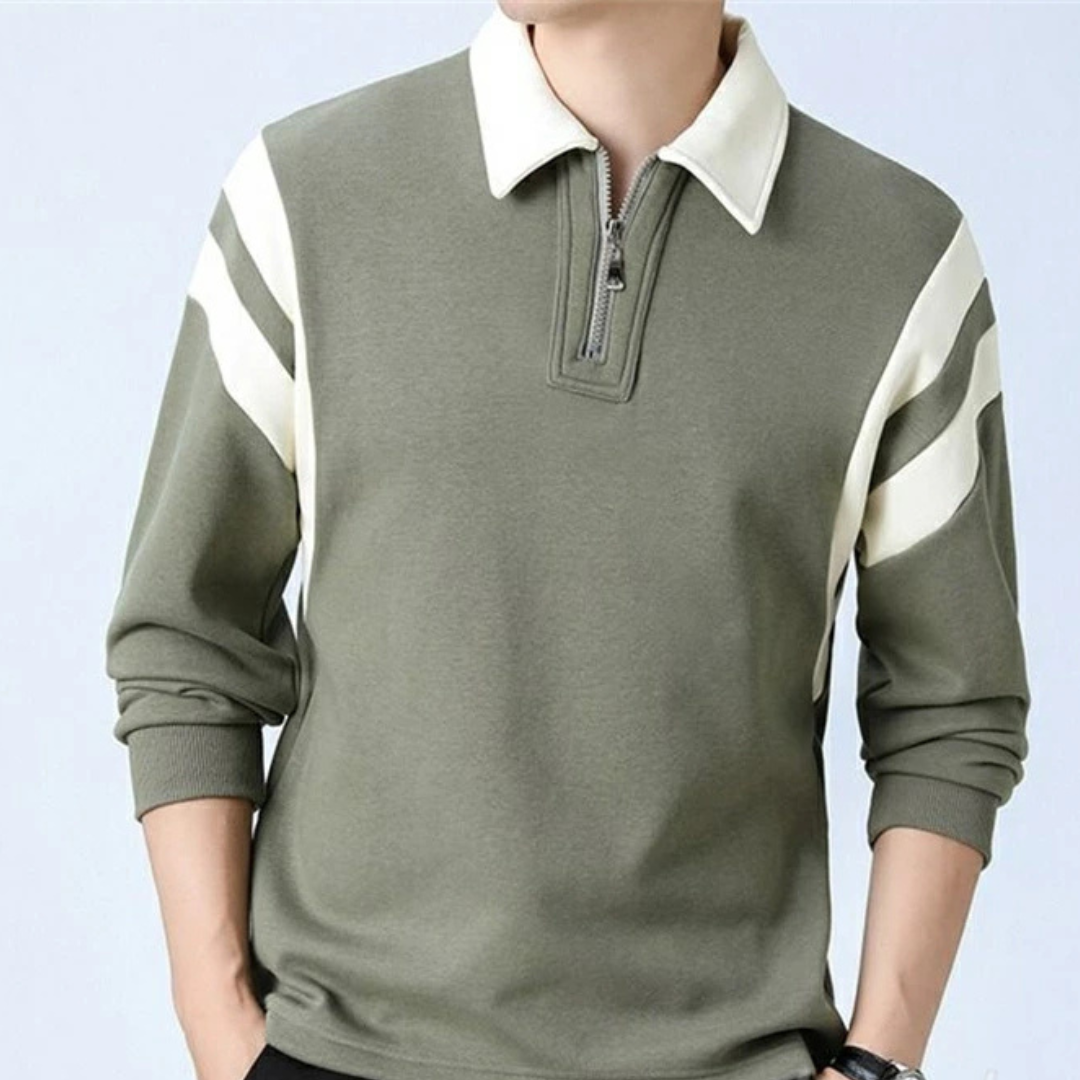 Structureway Men's Long Sleeve Polo Shirt