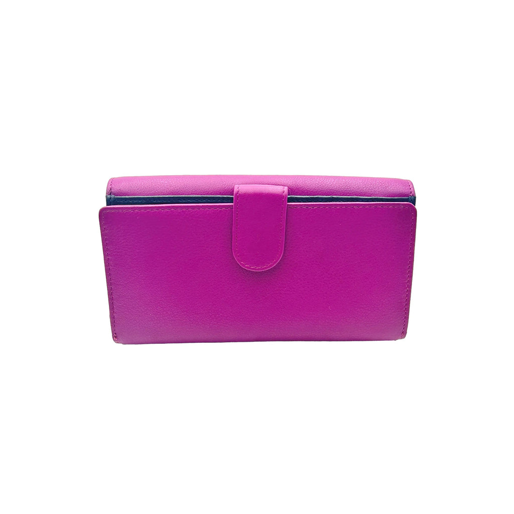 155 Women's Wallet Fuchsia/Blue