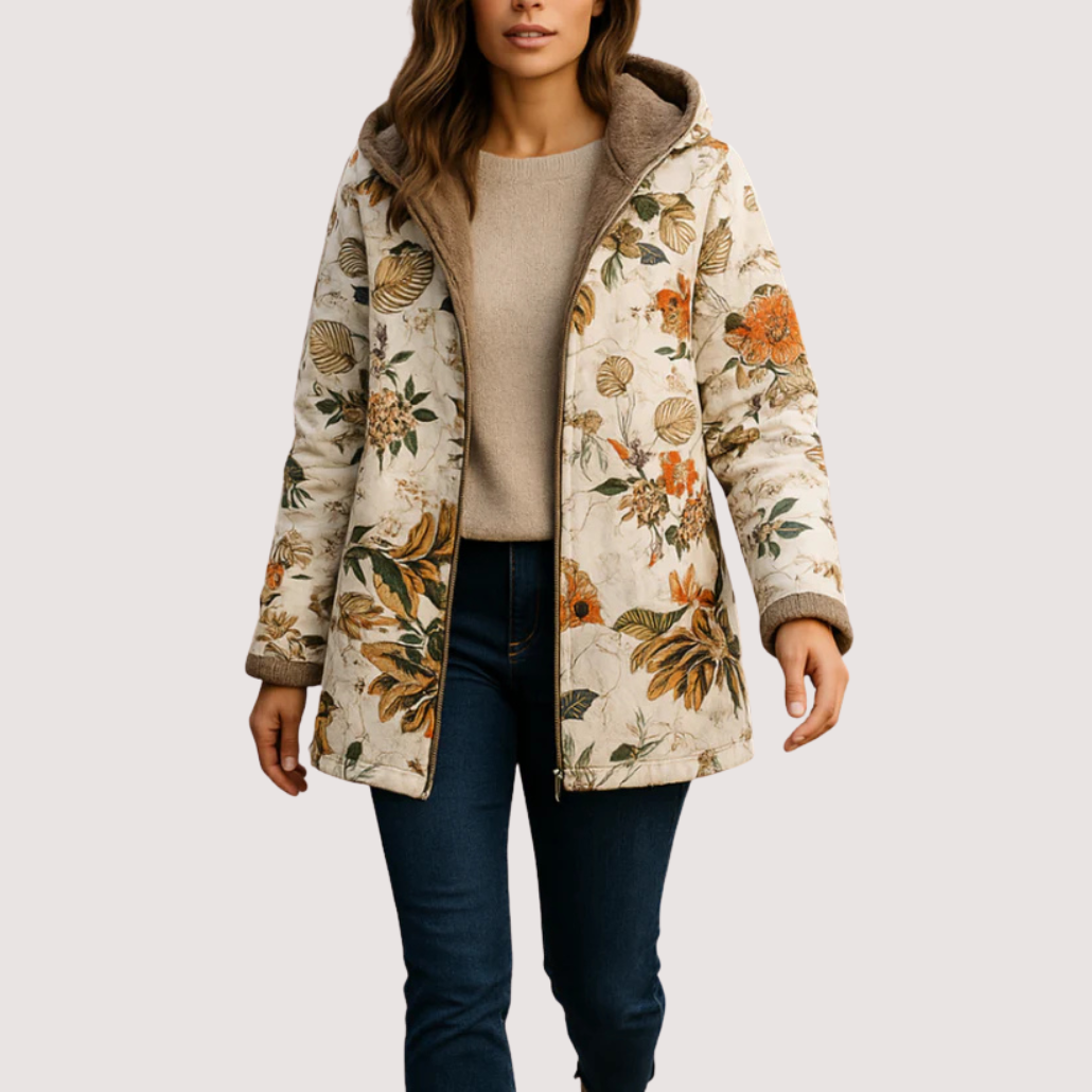 Kamelia | Warm Fleece-Lined Winter Jacket – Comfortable & Weatherproof