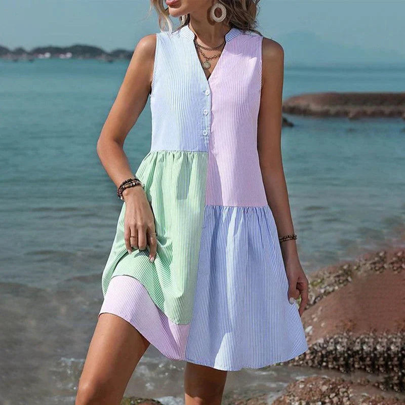 Elisa™ - Patchwork Summer Dress