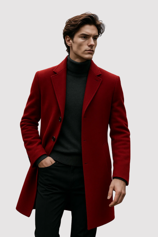 Karlo | Single-Breasted Solid Color Jacket
