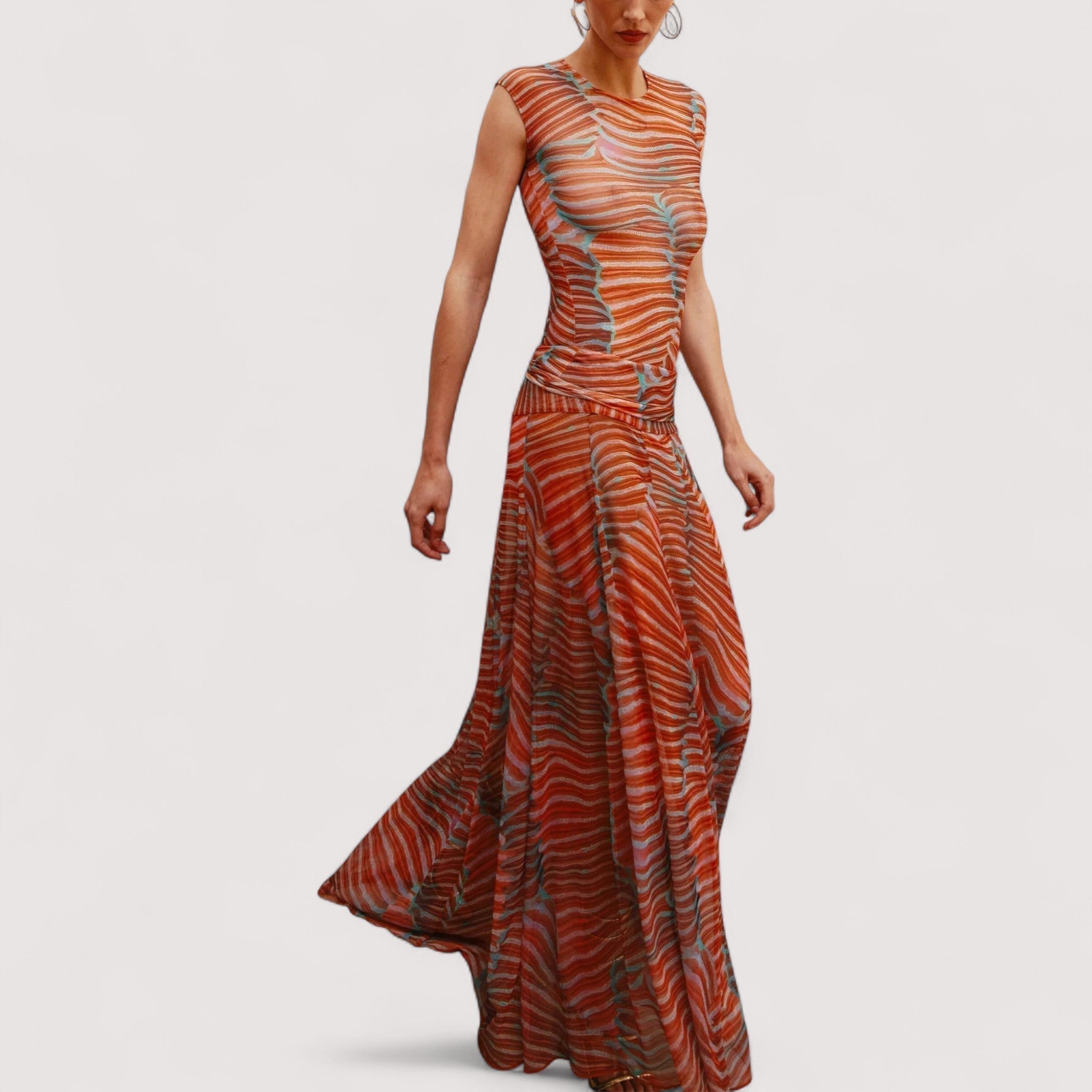 Ladies Set – Top & Skirt, Elegant & Figure-Hugging