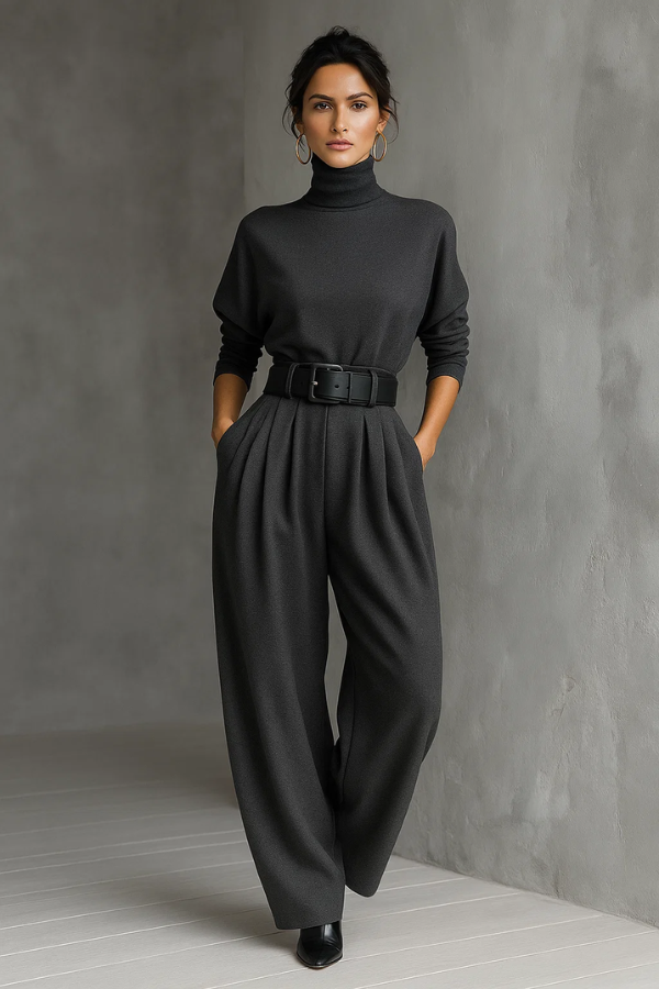 Melian | Jumpsuit with Turtleneck