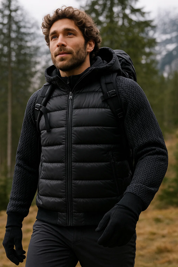 Kalen | Padded Men's Jacket with Hood