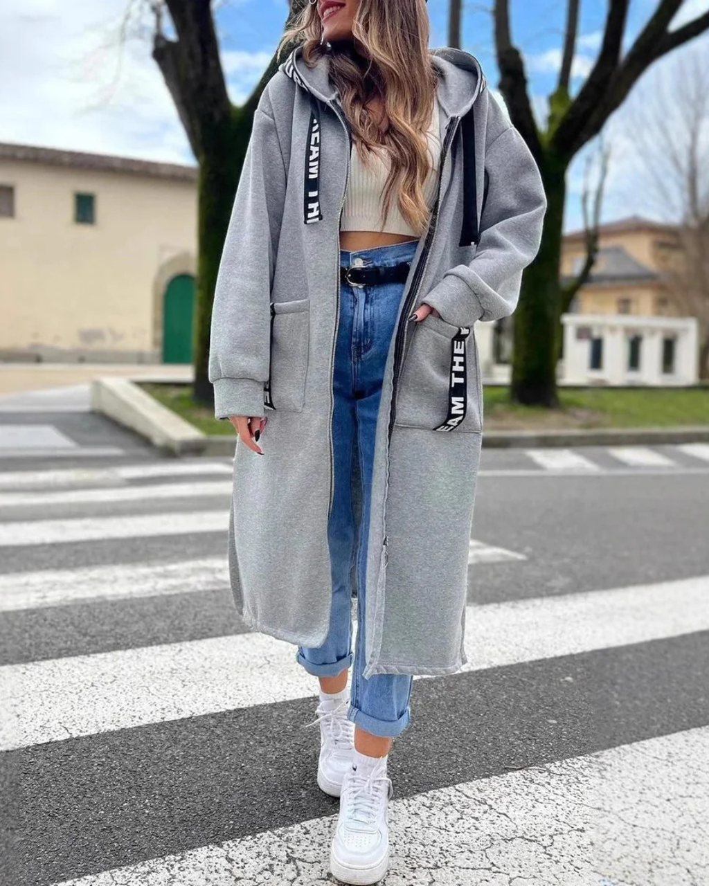 Marina | Long Hoodie Sweatshirt