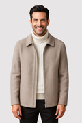 Baron | Wool Blend Zip-Up Jacket