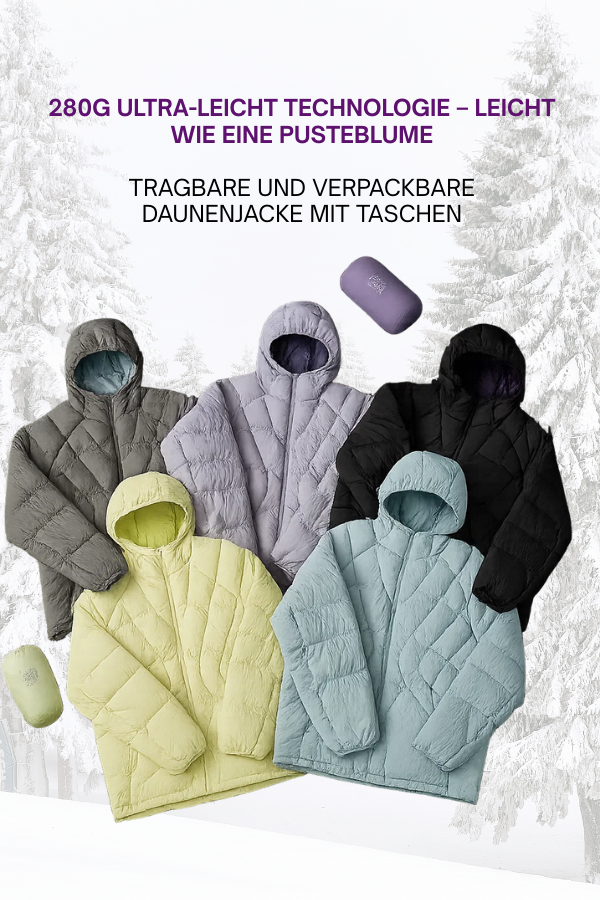 Streetwear Ultra-Light Packable Down Jacket