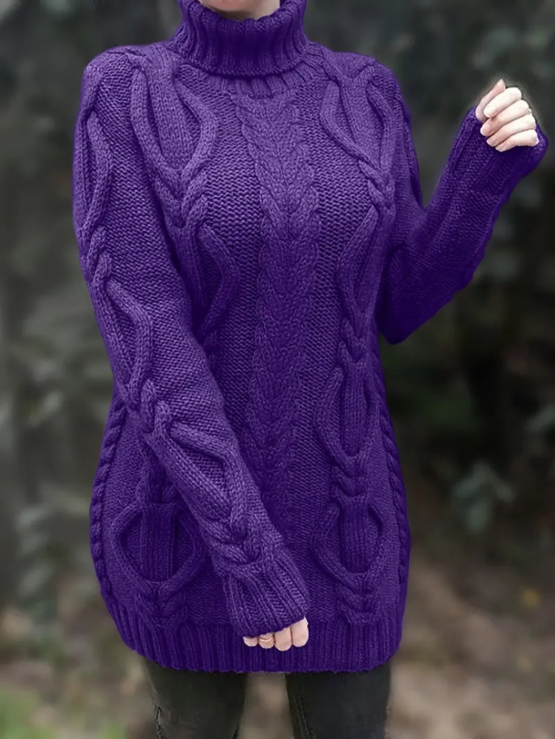 Narda Women's Turtleneck Dress