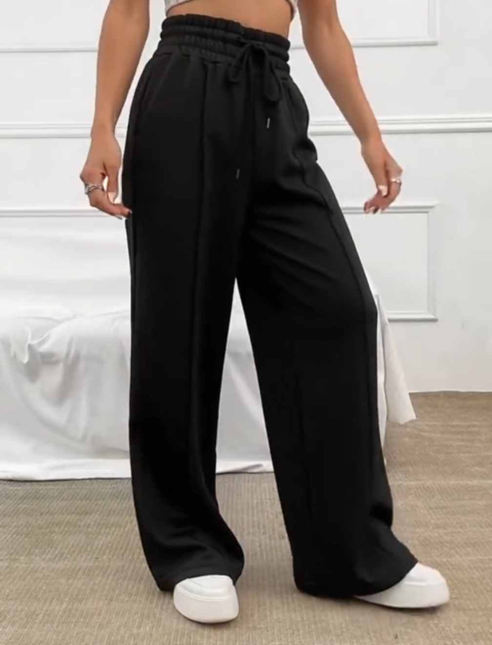 Trish | Loose Pants with Wide Legs