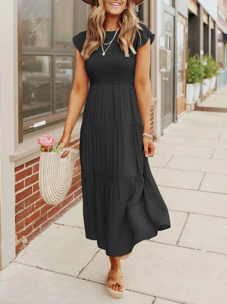Megan | Refined Belly-Covering Dress