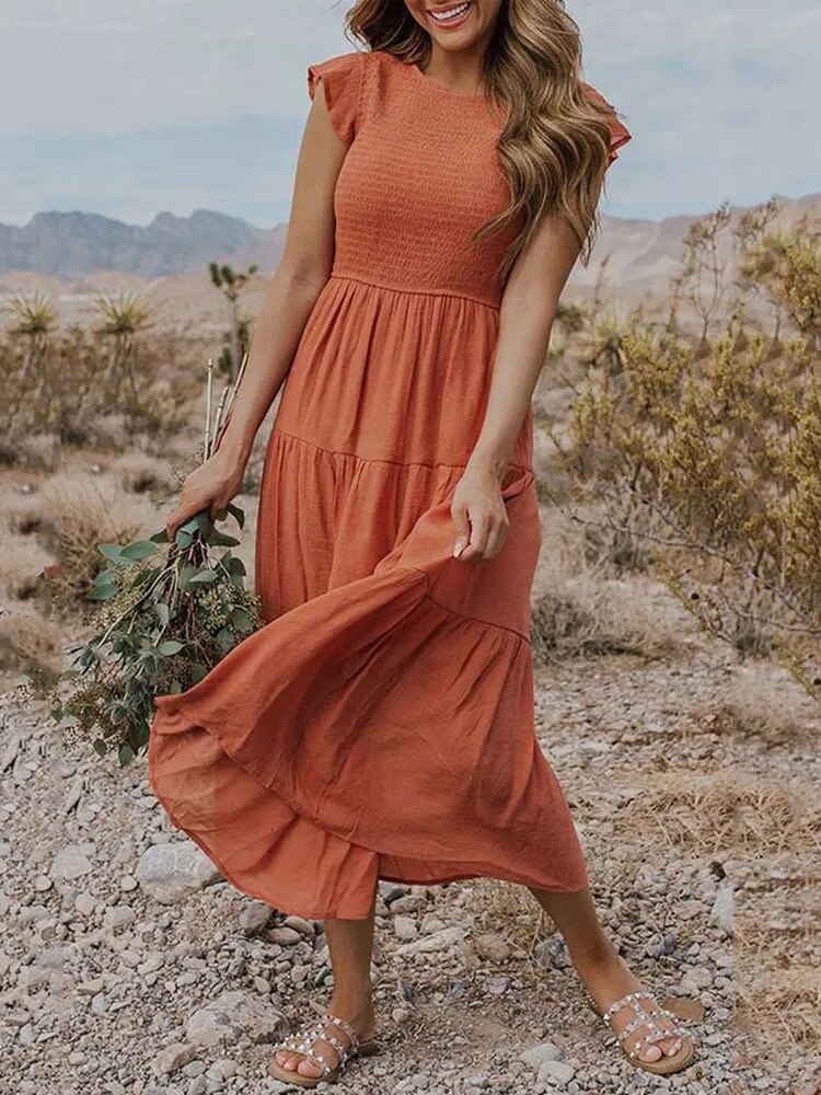 Megan | Refined Belly-Covering Dress