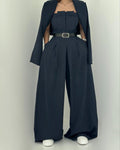 Lauralie | Strapless Blazer-Style Jumpsuit