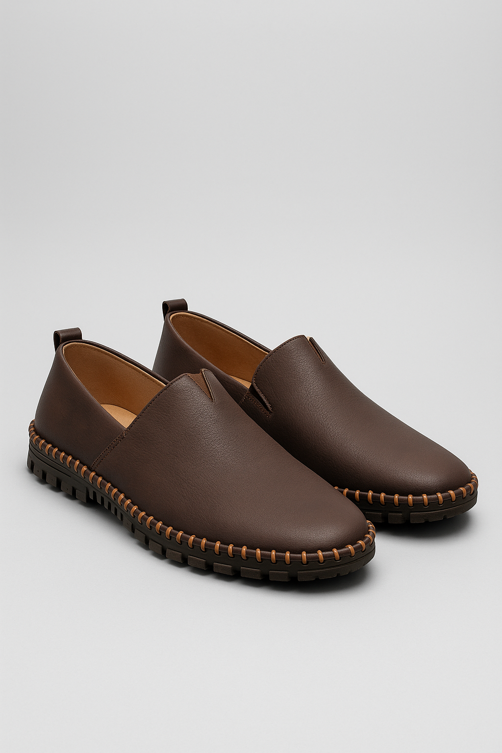 Santorini Leather Slippers