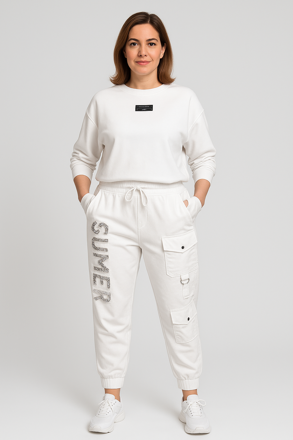 Zoey | Two-Piece Set – Printed Top & Pants