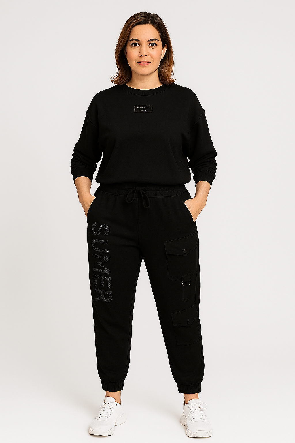Zoey | Two-Piece Set – Printed Top & Pants