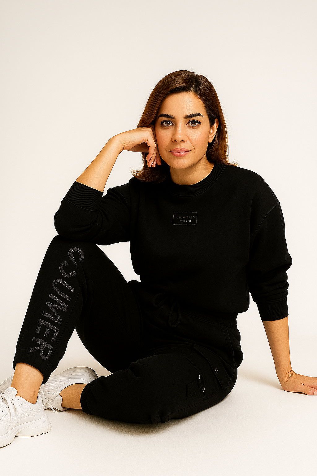 Zoey | Two-Piece Set – Printed Top & Pants