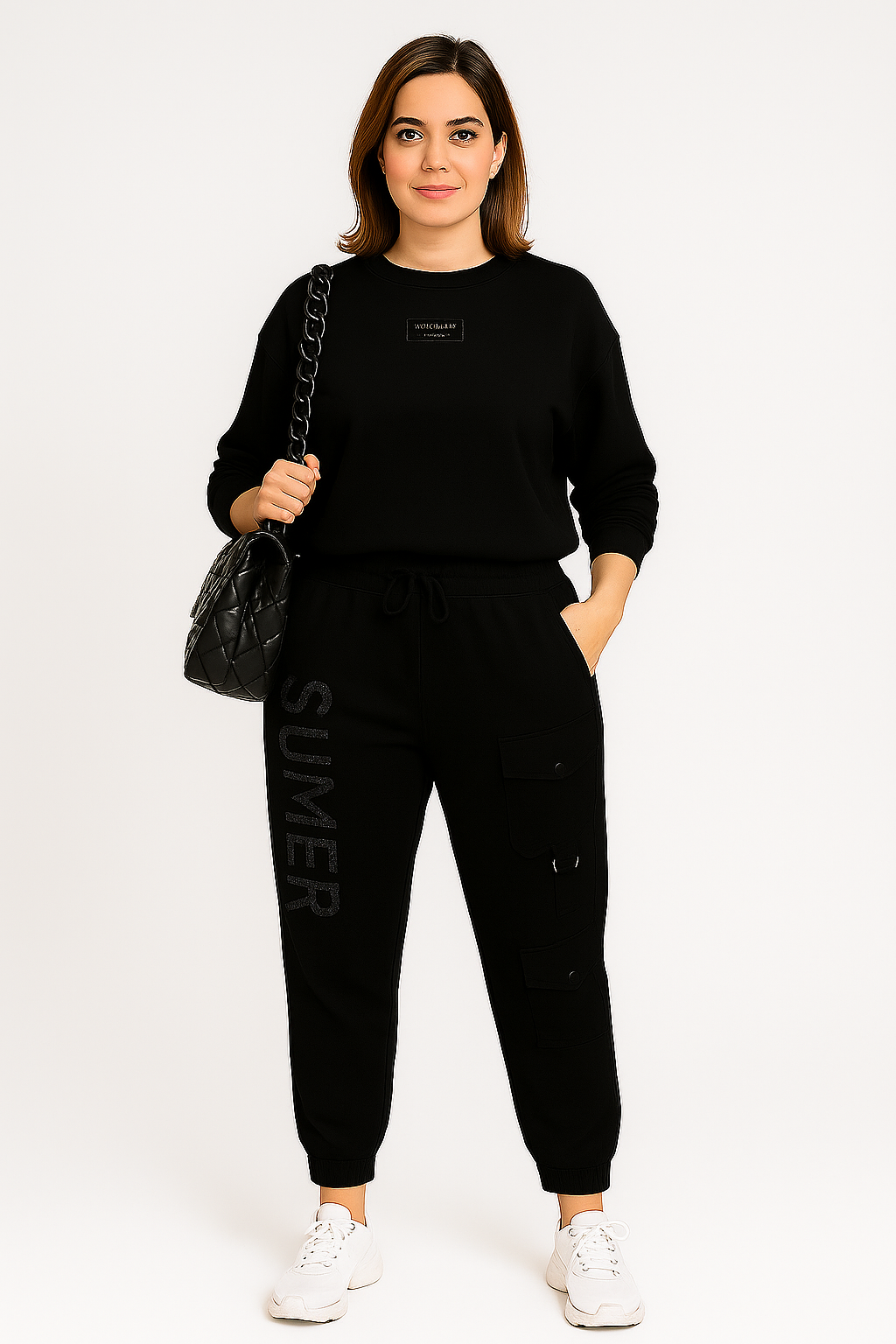 Zoey | Two-Piece Set – Printed Top & Pants