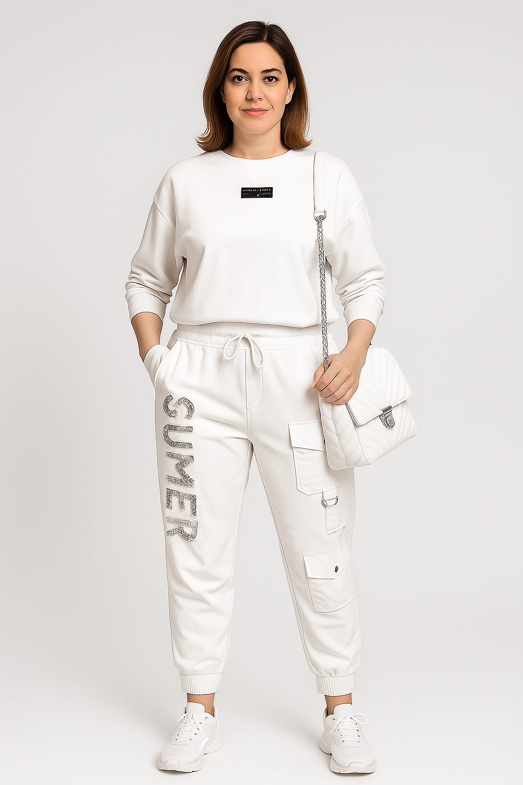 Zoey | Two-Piece Set – Printed Top & Pants