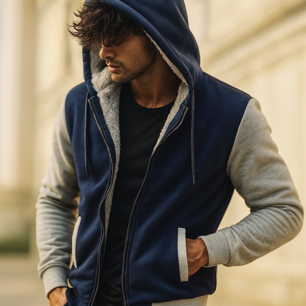 Roque - Structured Jacket with Hood and Zipper