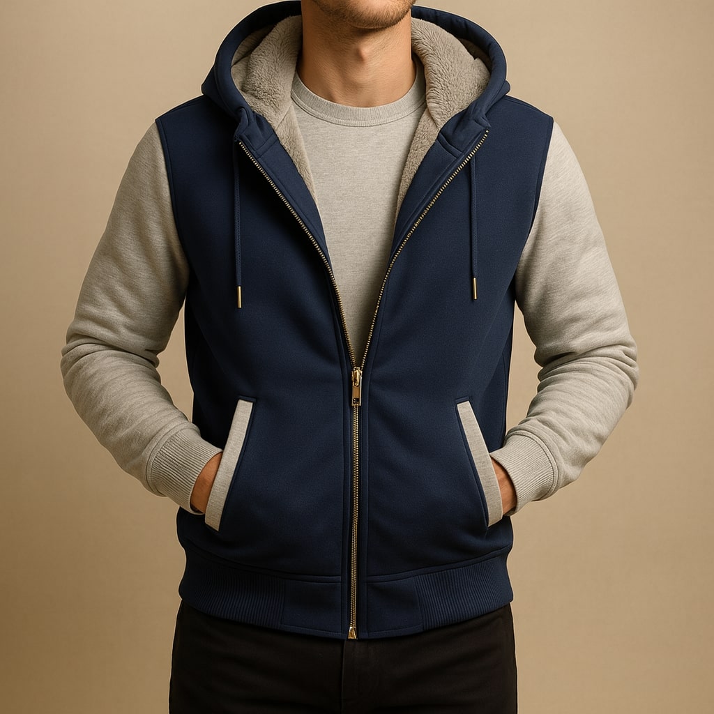 Roque - Structured Jacket with Hood and Zipper