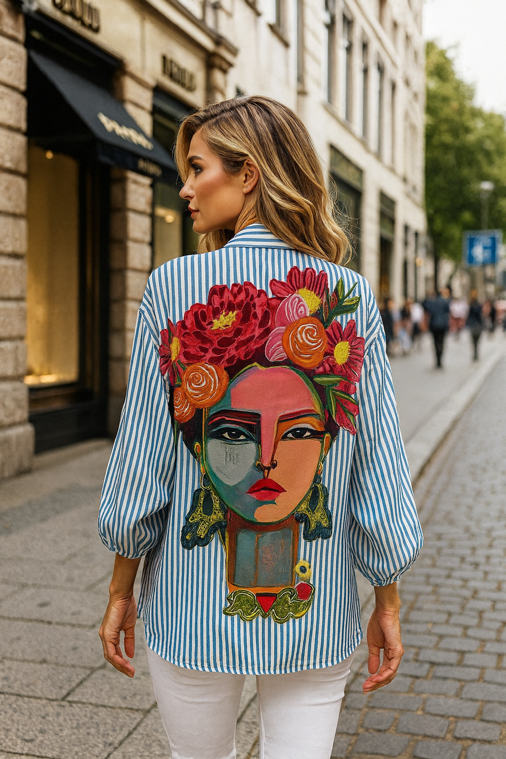 Frida | Blouse Satin Glossy