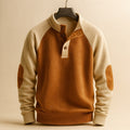 Raziel | Casual Long Sleeve Knit Shirt with Stand-Up Collar