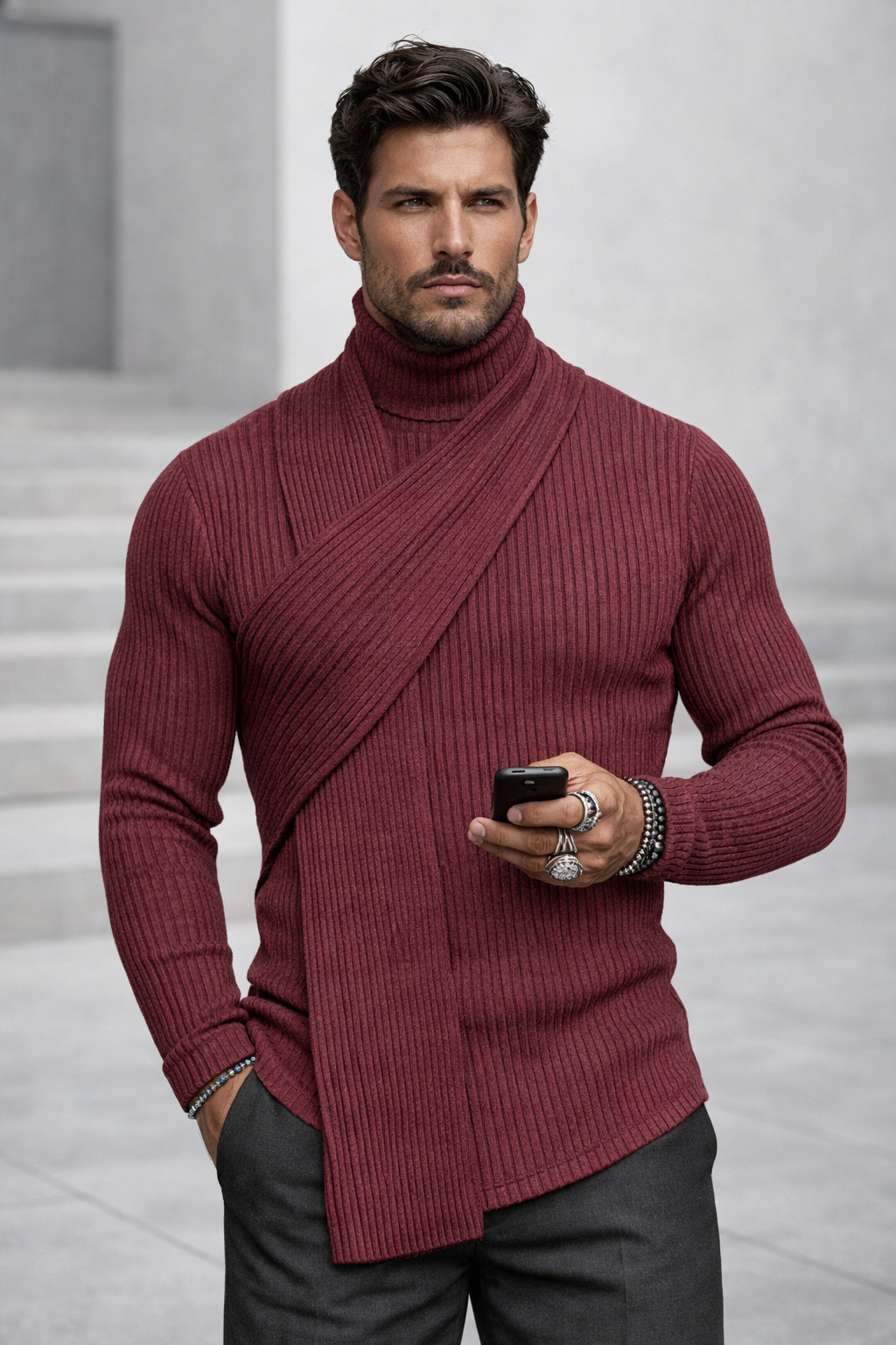 Elin | Minimal Turtleneck Top